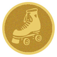 DISCO DORADO AUTOADHESIVA PATINAJE