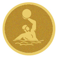 DISCO DORADO AUTOADHESIVA WATERPOLO