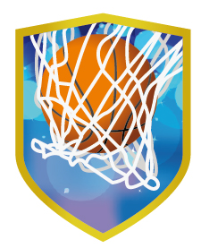 APLIQUE ALUMINIO BALONCESTO  7 x 9 cm