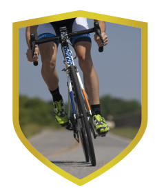 APLIQUE ALUMINIO CICLISMO  7 x 9 cm