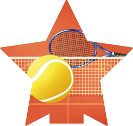 APLIQUE MDF TENIS  154 x 155 cm