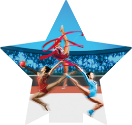 APLIQUE MDF GIMNASIA  156 x 155 cm