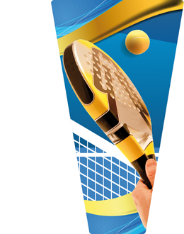 APLIQUE MDF PADEL  21 cm