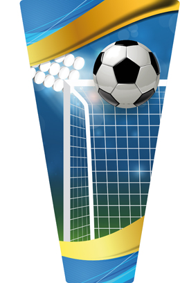 APLIQUE MDF FUTBOL  21 cm