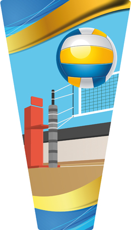 APLIQUE MDF BOLEY  21 cm