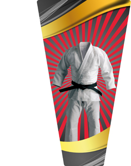 APLIQUE MDF KARATE  21 cm