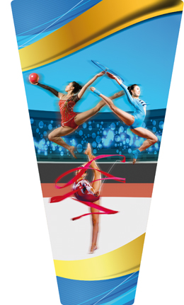 APLIQUE MDF GIMNASIA  21 cm