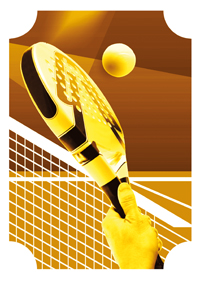 APLIQUE MDF PADEL  120 x 170 cm