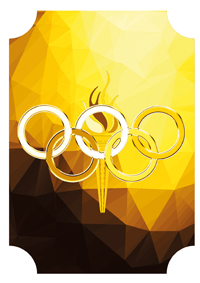 APLIQUE MDF AROS OLIMPICOS  123 x 170 cm