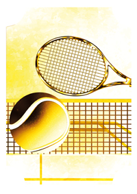 APLIQUE MDF TENIS  126 x 170 cm