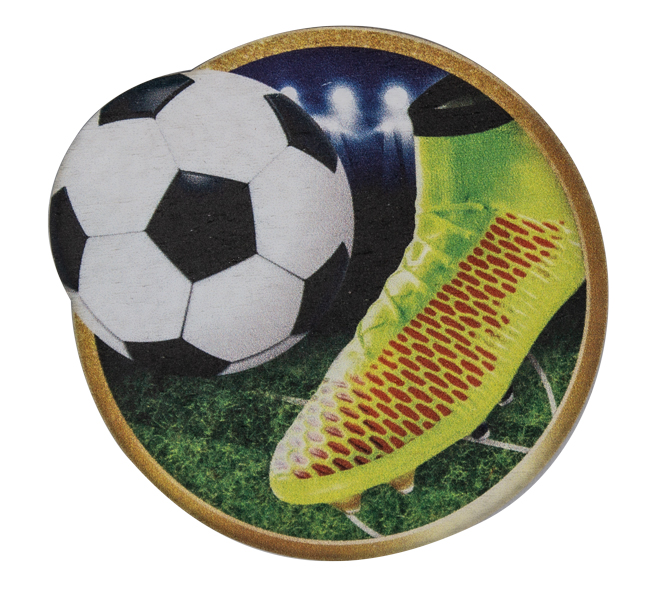 APLIQUE MADERA FUTBOL