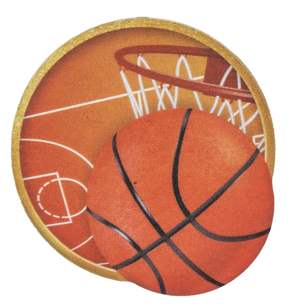 APLIQUE MADERA BALONCESTO