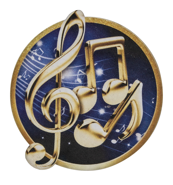 APLIQUE MADERA MUSICA