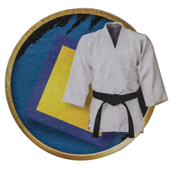 APLIQUE MADERA KARATE