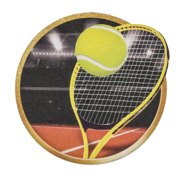 APLIQUE MADERA TENIS