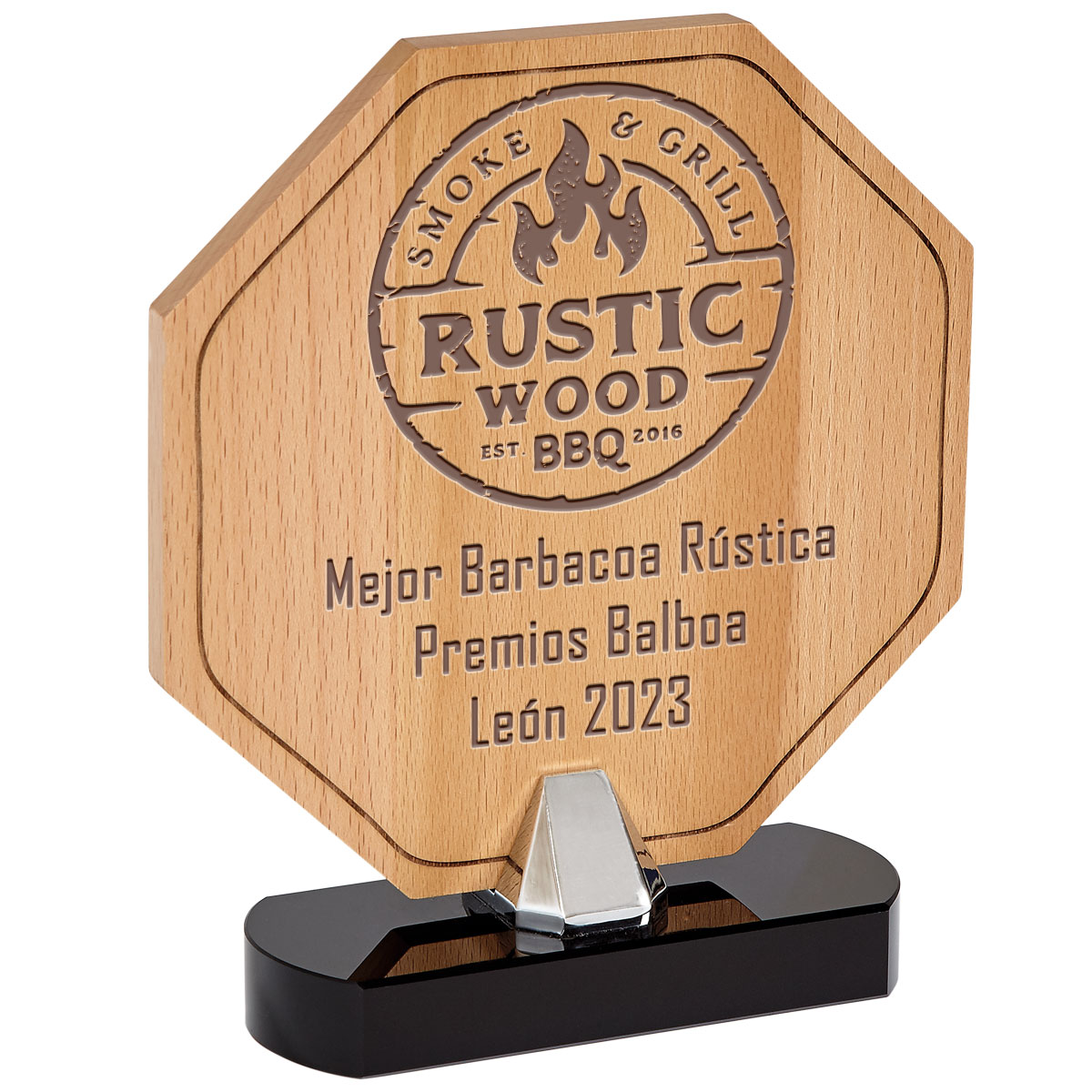 Trofeo de madera