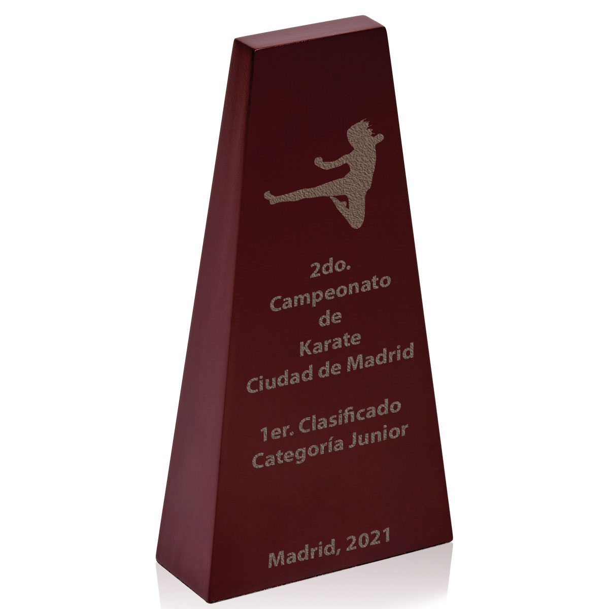 Trofeo de madera