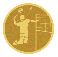 DISCO DORADO AUTOADHESIVA BADMINTON