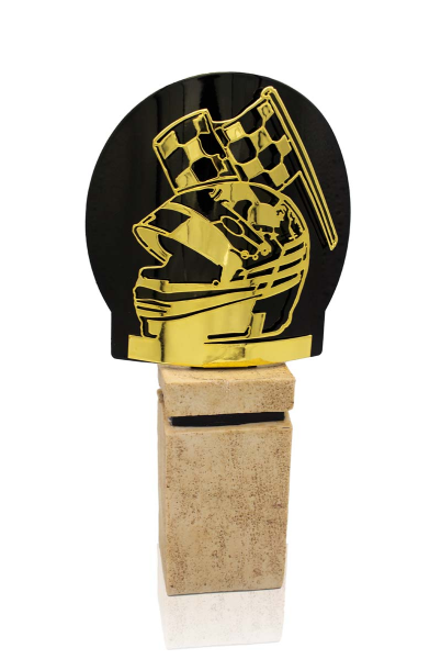 TROFEO METAL MOTOR ORO