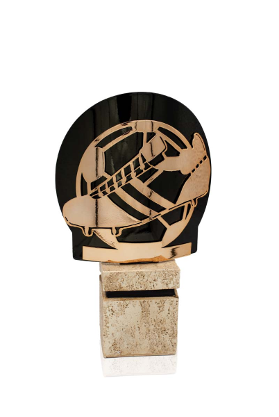 TROFEO METAL FUTBOL BRONCE